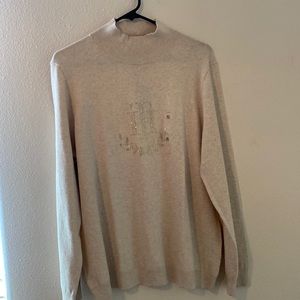Tommy Hilfiger beige sweater.